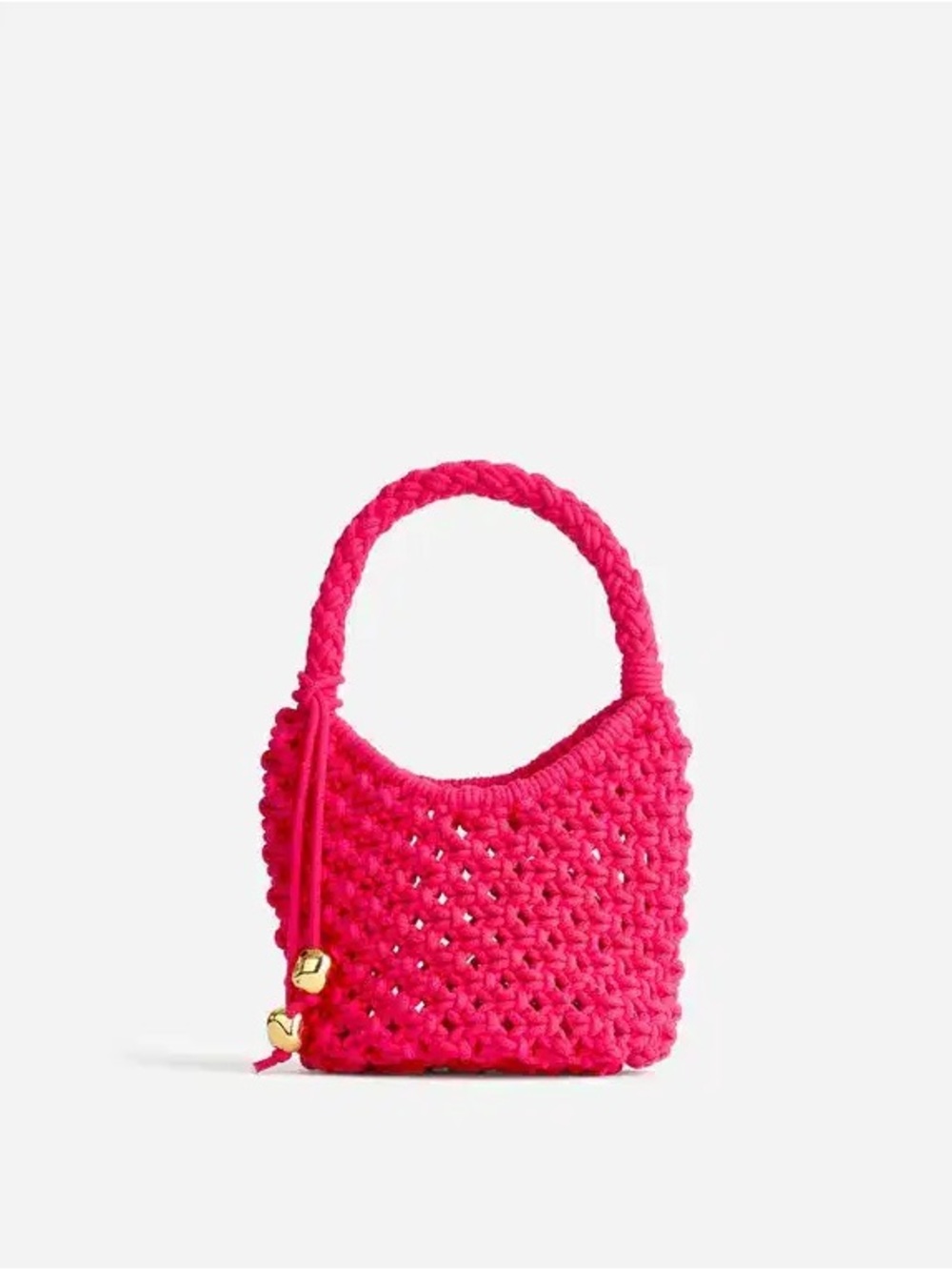 Madewell NWT THE Camren rope mini bag pink